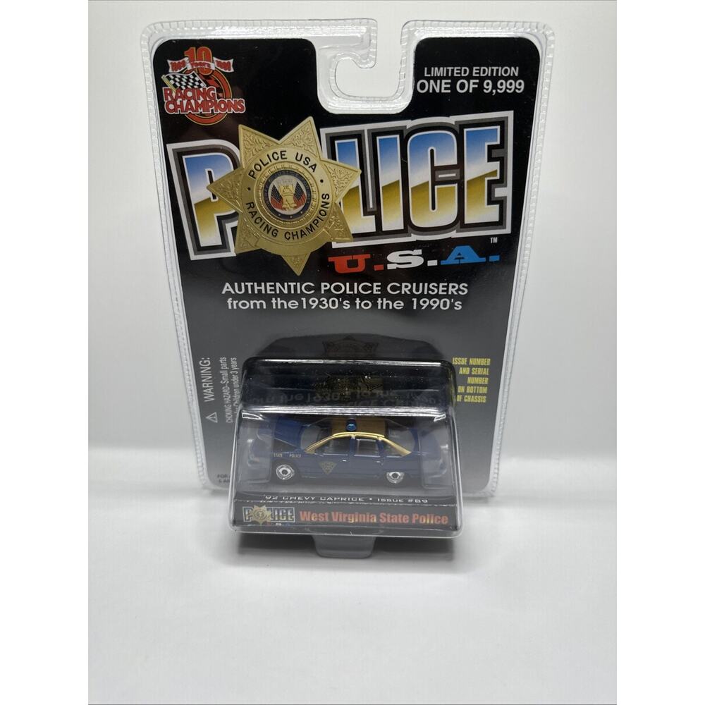 Racing Champions Police USA West Virginia State Police Chevy Caprice NEW